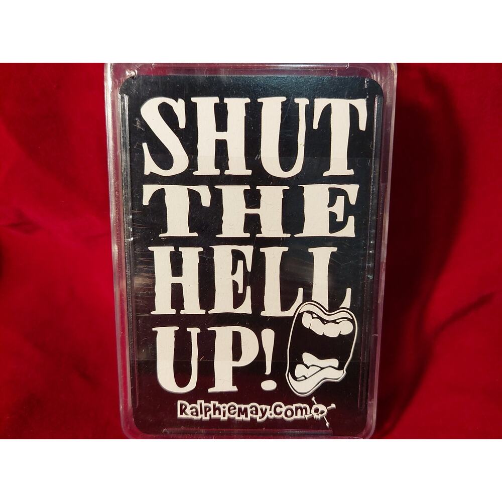SHUT THE HELL UP! Ralphie May Playing Cards Exclusive Comedy Merch NEW! RARE